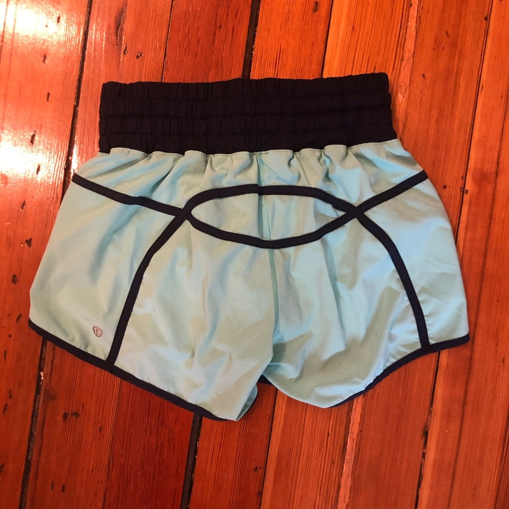 LULULEMON running shorts - teal size 4